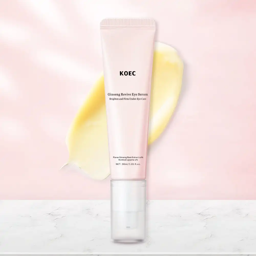 

30ml KOEC 10% Korean Ginseng + 2% Retinol Revive Eye Serum Cream Firming Brightening Hydrating Anti-aging Niacinamide Ceramide