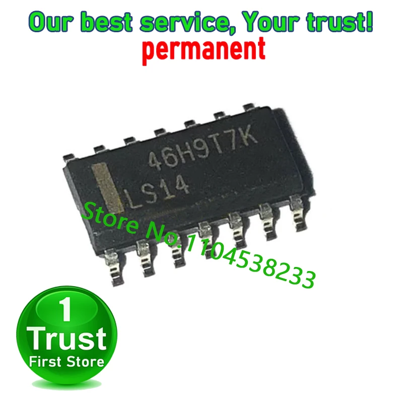 SN74LS14 SN74LS14DR 10PCS/LOT LS14 SOP-14  Trust First   in stock