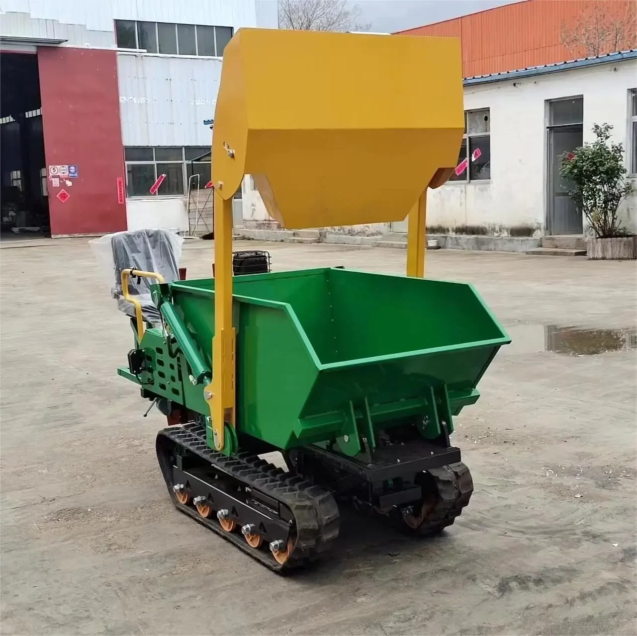 

Mini Dumper Tracked Farm Palm Heavy Duty Bucket Mini Truck Electric Crawler Dumper Mini for Sale