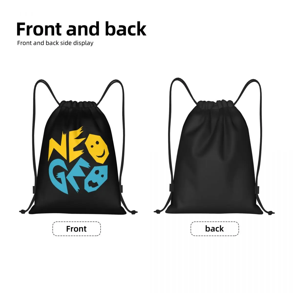 Neogeo Arcade Kordel zug Taschen Männer Frauen tragbare Sporthalle Sackpack Shopping Storage Rucksäcke