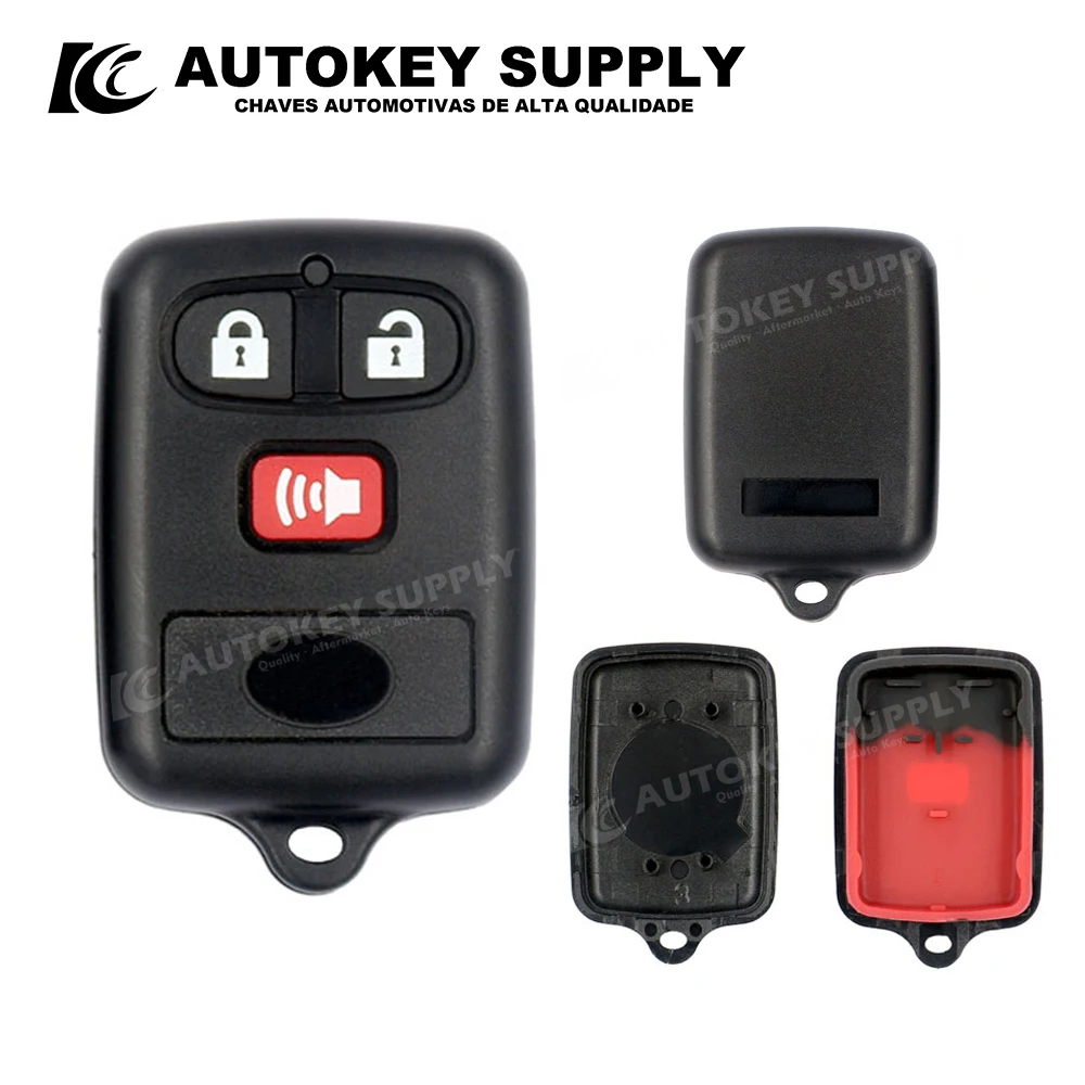 Split Remote Control 3 Buttons (With Logo)  Autokeysupply AKBDS202