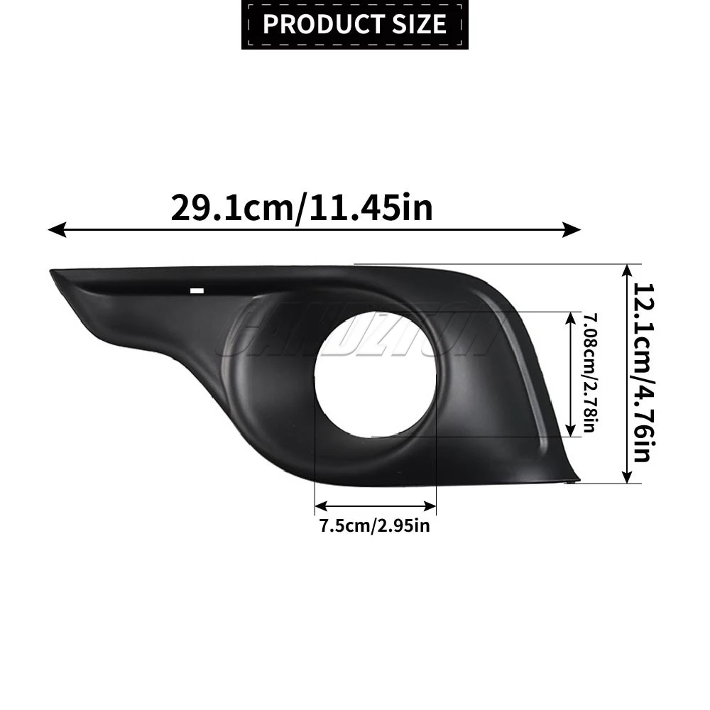 For Citroen DS4 New Front Bumper Fog Lamp Grille Trim Left or Right ABS Black 745374 745375 Easy Installation Car Accessories