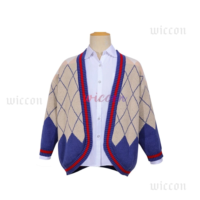 Game Love And Deepspace Rafayel Cosplay Costume Adult Unisex Qiyu Sweater Asymmetric Cardigan Warm Coat Clothes