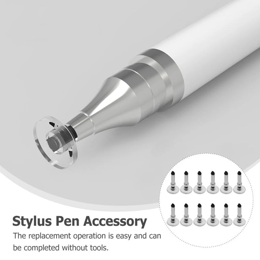 Picture 5: 12PCS Stylus Tips Replacement Tips High Precision Universal Nibs Stylus Pen Replaceable Nibs for Capacitive Touch Screen