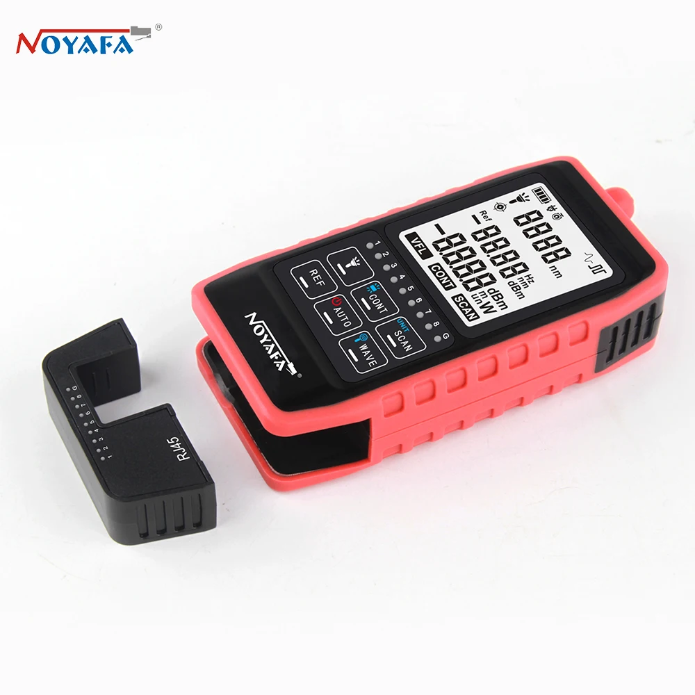 

NOYAFA optical power meter NF-908 multi-function fiber tester Visual Fault Locator Network Cable Test Optical Fiber Tester