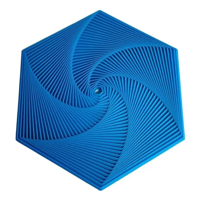 3D-Printed Fractal Fidget Hexagon Adult Fidgets for Anxiety Stress Relief Spiralchanging Decompression polygonal Fingertip Toy