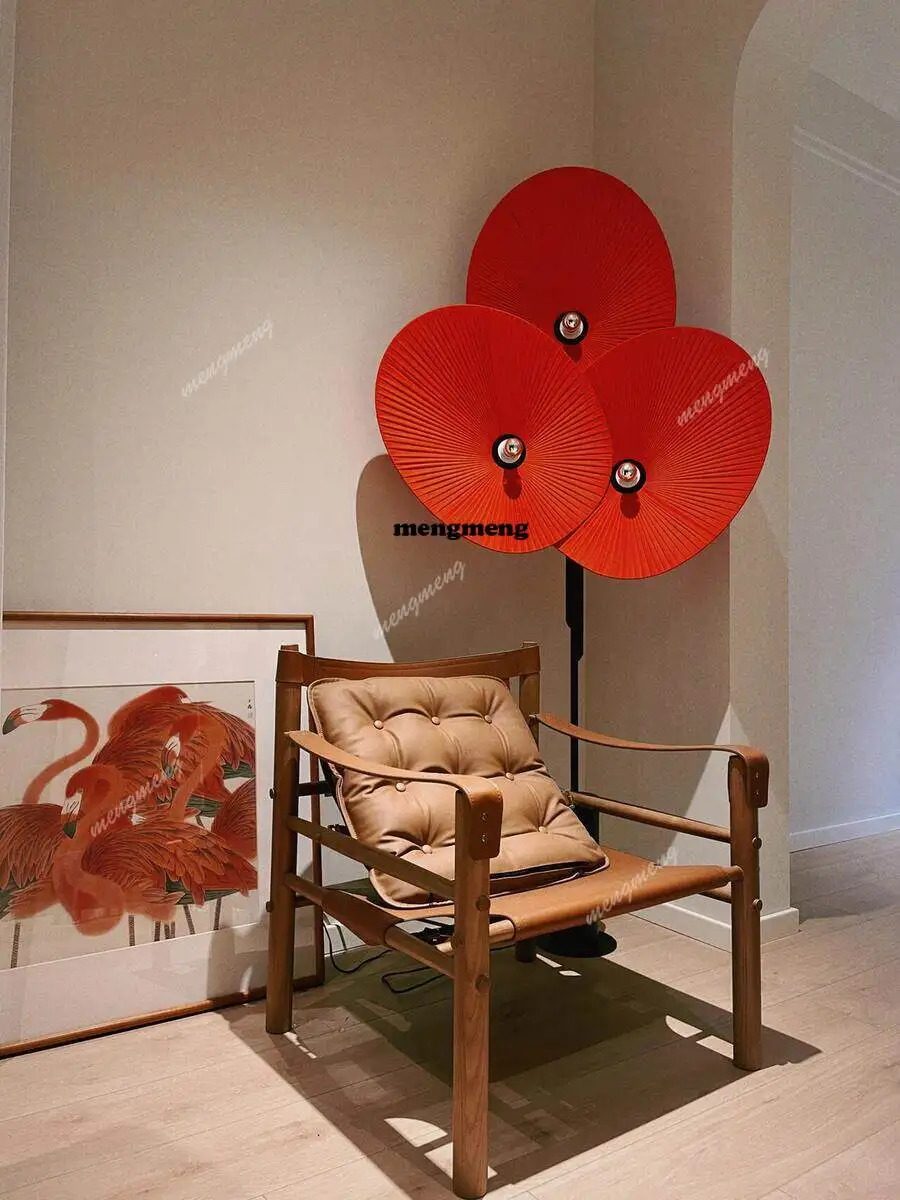 French medieval floor lamp designer high sense living room bedroom ornament creative personality art atmosphere vertical lamp