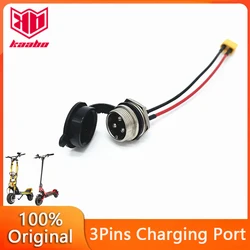 Original Charging Port for Kaabo Wolf King GT Wolf Warrior Mantis 10 Mantis 8 Charging Ports 3 Pins Socket Plug Spare Parts