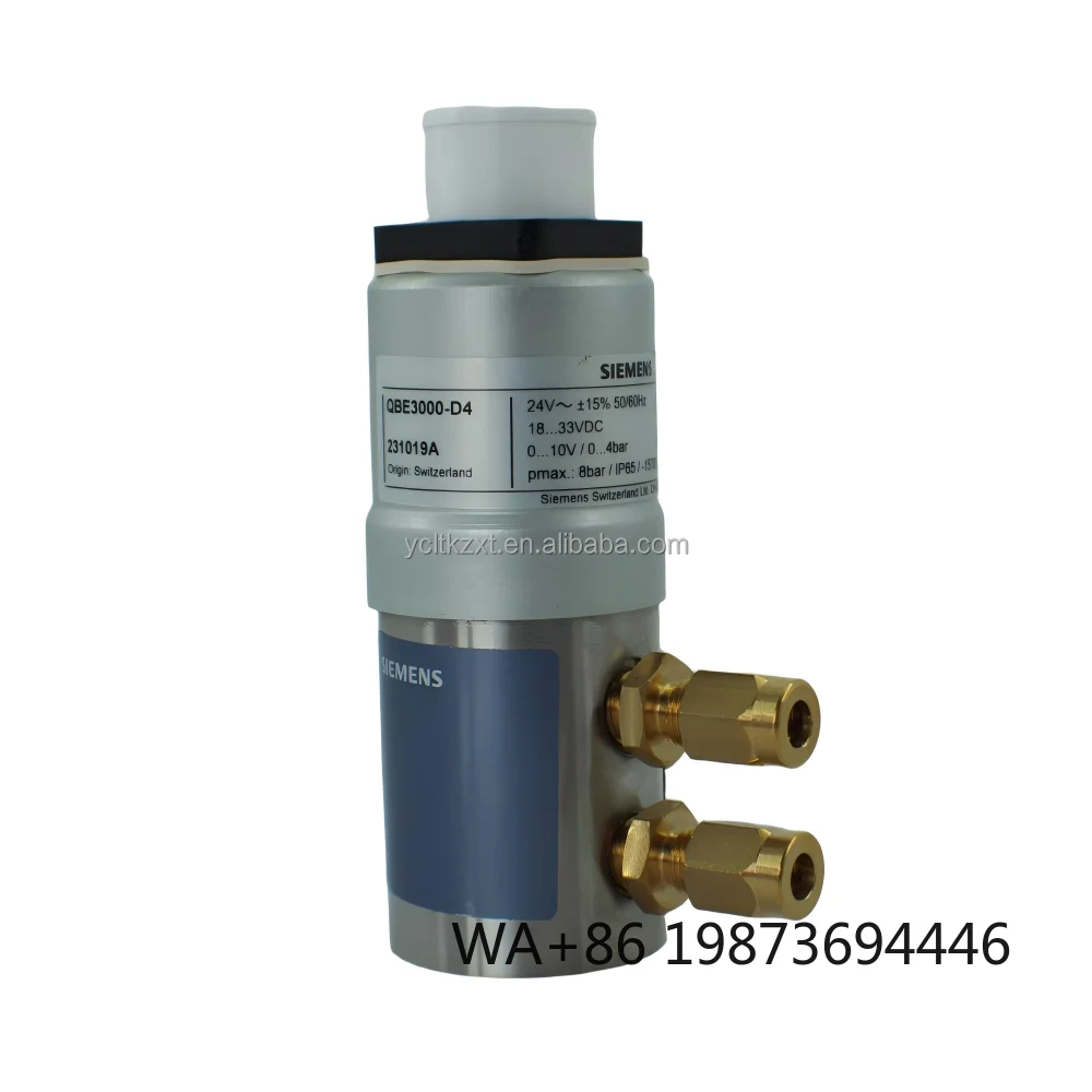 AC/DC24V 0-10V differential pressure transmitter IP65 0.5%FS, QBE3000-D4 for HVAC liquid parameter detection