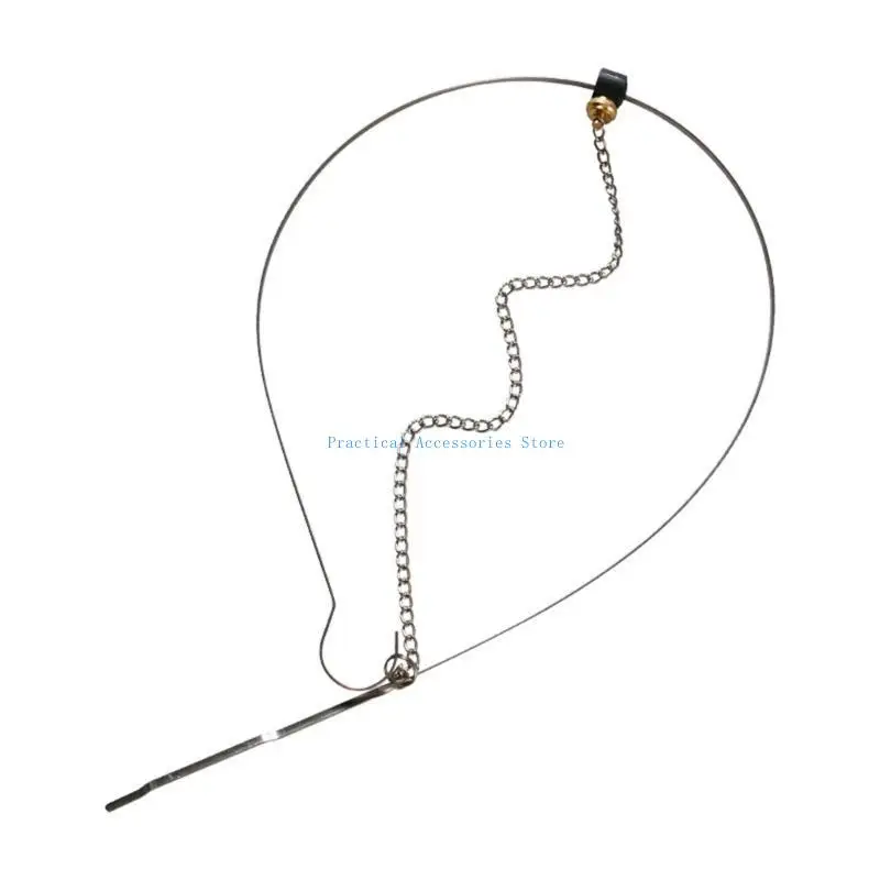 

U75E Metal Oil Dipstick Engine Oil Level Gauge Vehicle Oil Check Tool Auto Engine Maintenance Tool Suitable for Vehicles