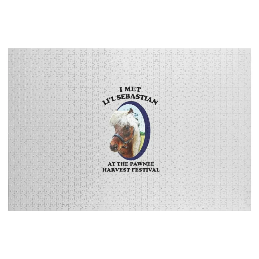 

Parks and Recreation I met Li'l Sebastian Jigsaw Puzzle For Children Novel Toys For Children 2022 Custom Wood Puzzle