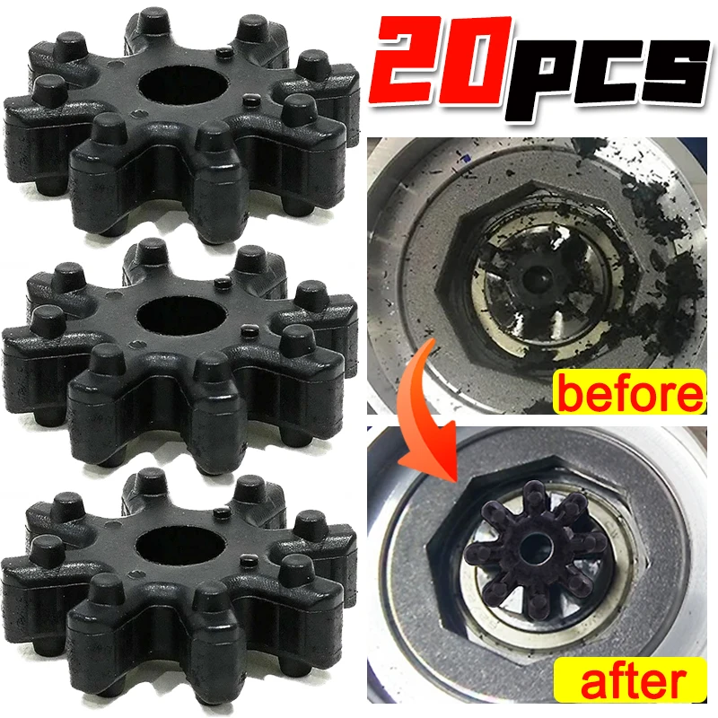 20/10/5pcs Flexible Steering Column Coupler Black Rubber Coupling Car Replaceable Accessories For Hyundai Kia 56315-2K000FFF