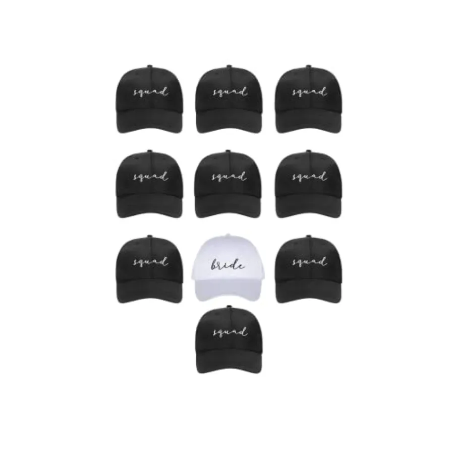 

Бейсбольная кепка Pop Fizz Designs Squad Black