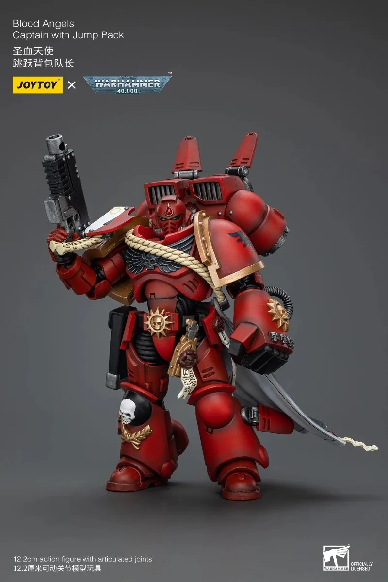 

Фигурка JOYTOY 40K 1/18 Капитан Blood Angels с Jump Pack, модель аниме-персонажа, игрушка, подарок