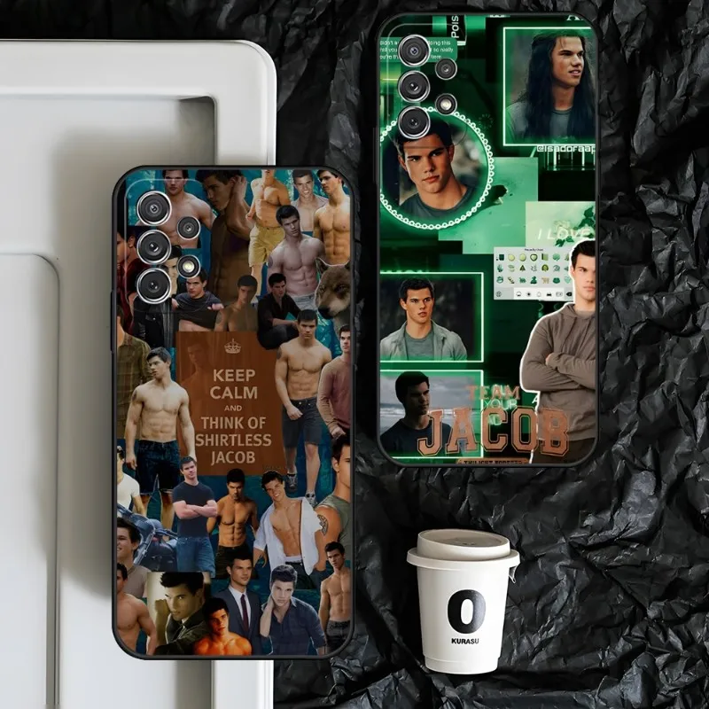 Team Edward Jacob Twilight Phone Case For Samsung A54 24 A52 A70 A72 A73 A33 A22 A23 A12 A13 A81 A60 A40s A31 A32 A50 A21 S A53s