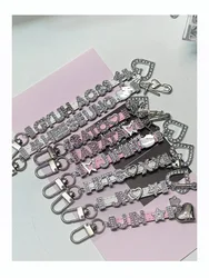 1pcs 8mm 10mm Crystal Connector Charms For Bracelet Making Women Jewelry DIY Accessories Keychain Phone Strip Women Gift