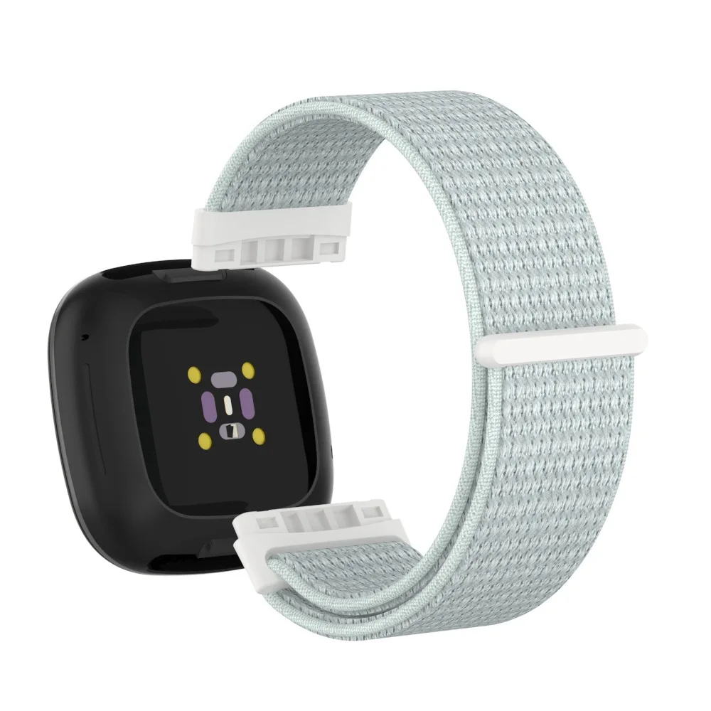 Breathable Nylon Loop Strap for Fitbit Versa 4 Versa 3 Sport Bracelet Wristband for Fitbit Sense 2/Sense Correa Belt Accessories
