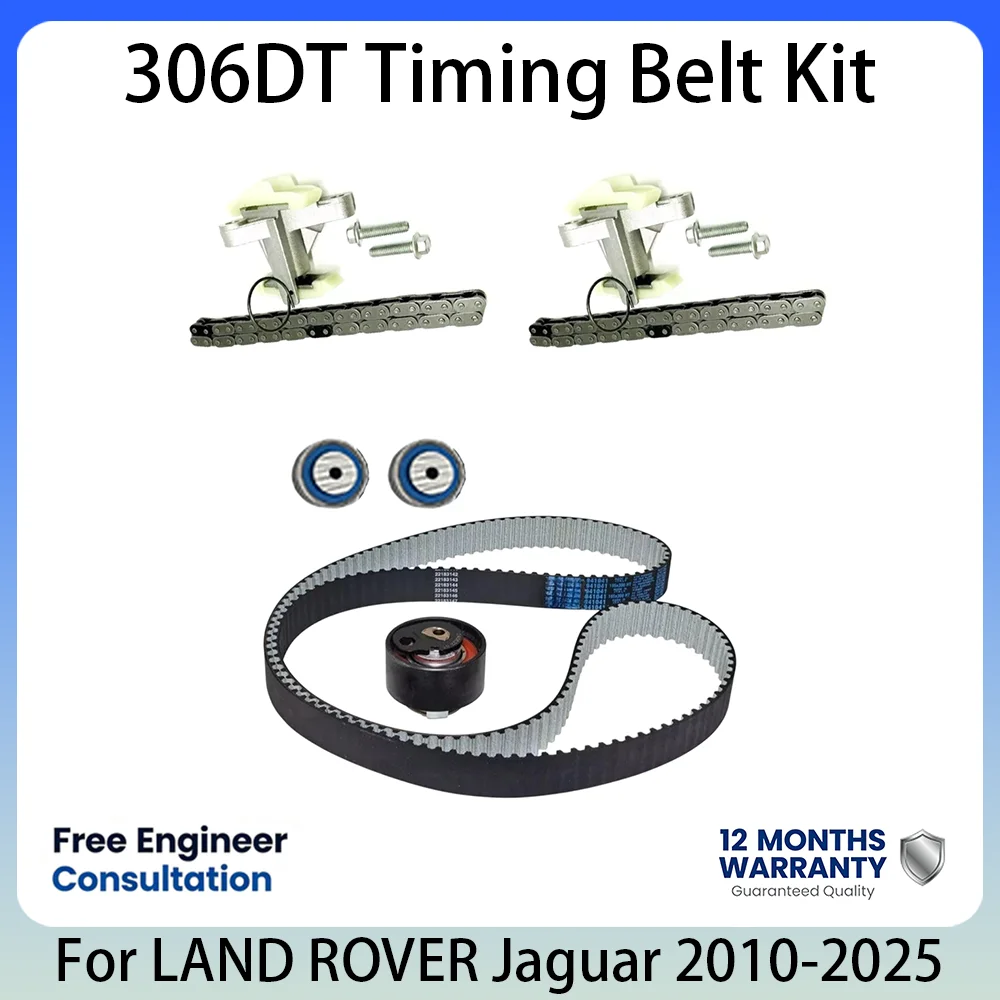 Timing Chain Repair Kit For Land Rover Jaguar XF 306DT 3.0T 3.0 L T V6 Diesel Engine Overhaul Parts 2010-2025 LR016655 1316113