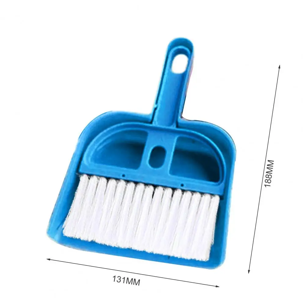 Mini Broom and Dustpan Set with Garbage Shovel for Desktop Cleaning Plastic Portable Hand Brush Sweeper Dustpan Keyboard Cleaner