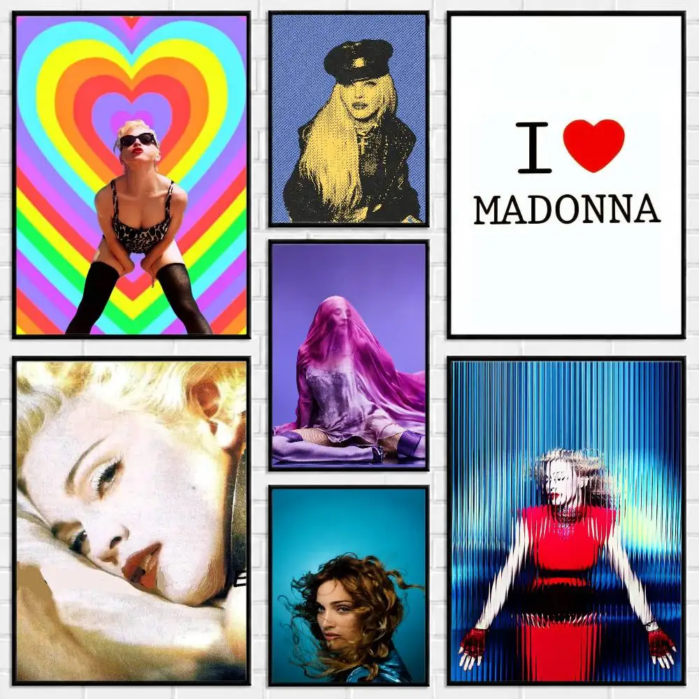 M-Madonna Confessions I Feel So Free Poster Versatile HD Waterproof Wall Art Self-Adhesive Decor for Any Space Ideal Gift