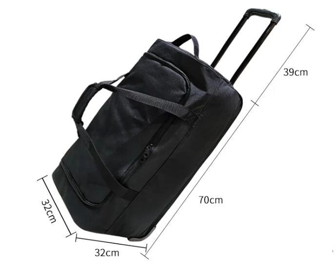 Profession elle Sport-Trolley-Taschen für Männer Roll gepäck tasche mit Schuh fach Männer Fußball training Reisewagen-Gepäck tasche