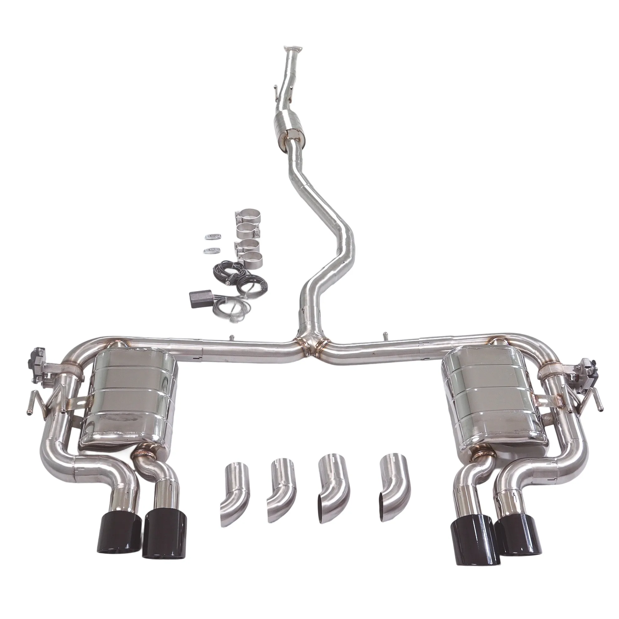 

[Custom product] Suitable for Honda X Generation Civic 1.5T FC1 Catback with valve exhaust system can be bent down or four tips