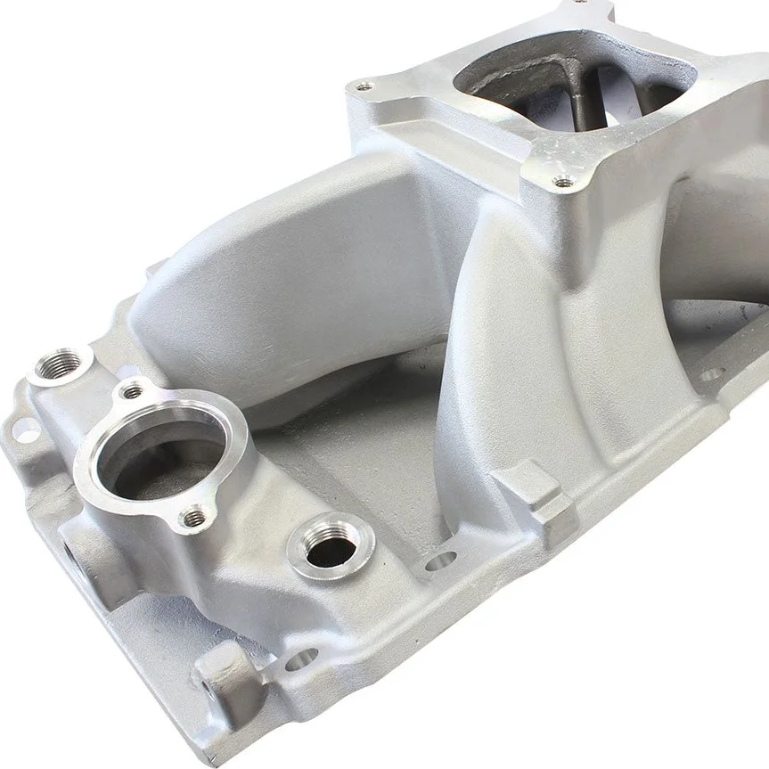 Natural Cast Finish intake manifold for big block Chevy 396-502 Cubic Inch Engine