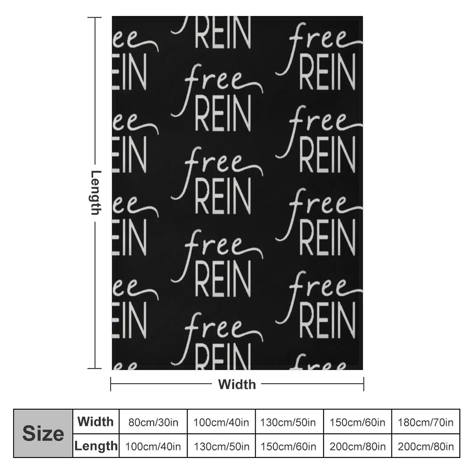 Free Rein Throw Blanket Beach Luxury Designer Picnic Blankets