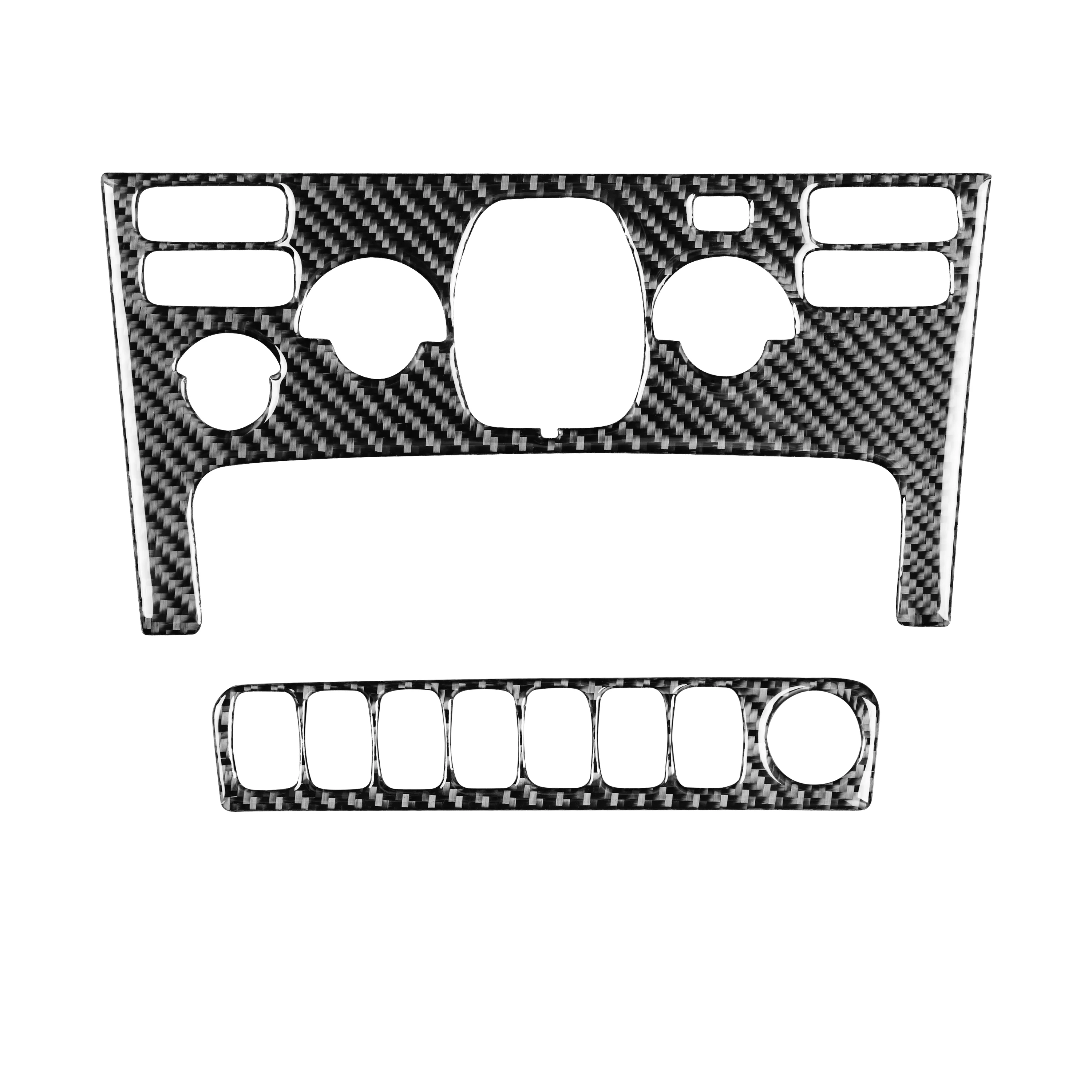 For Volvo XC90 2003-2014 Carbon Fiber Sticker Air Conditioning Panel AC Button Wood grain Switch Frame Interior Car Accessories