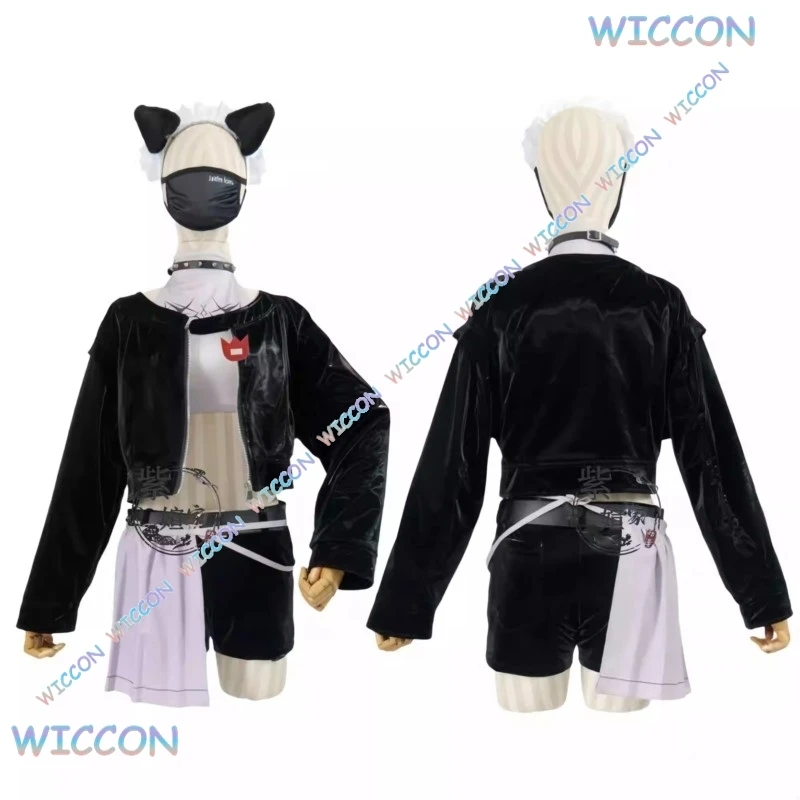 

Sin Cosplay Costume Goddess of Victory Nikke Anime Game Character Outfit Gothic Lolita Fashion Halloween Party Dress with Gloves