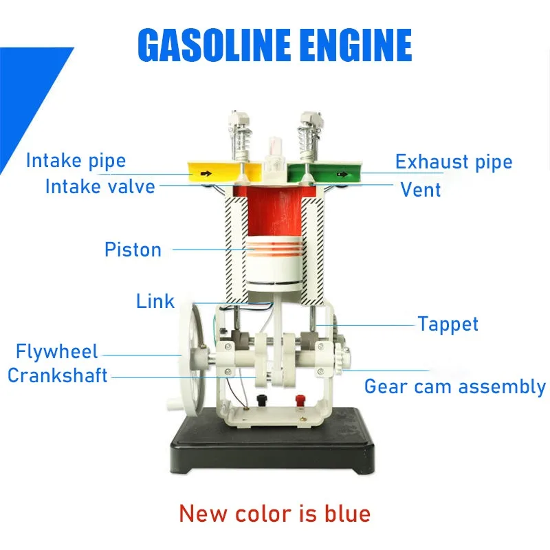 Diesel Engine Model Gasoline Engine Model Working Principle of 4-stroke Fuel Engine Student Physical Equipment Experimental Toys