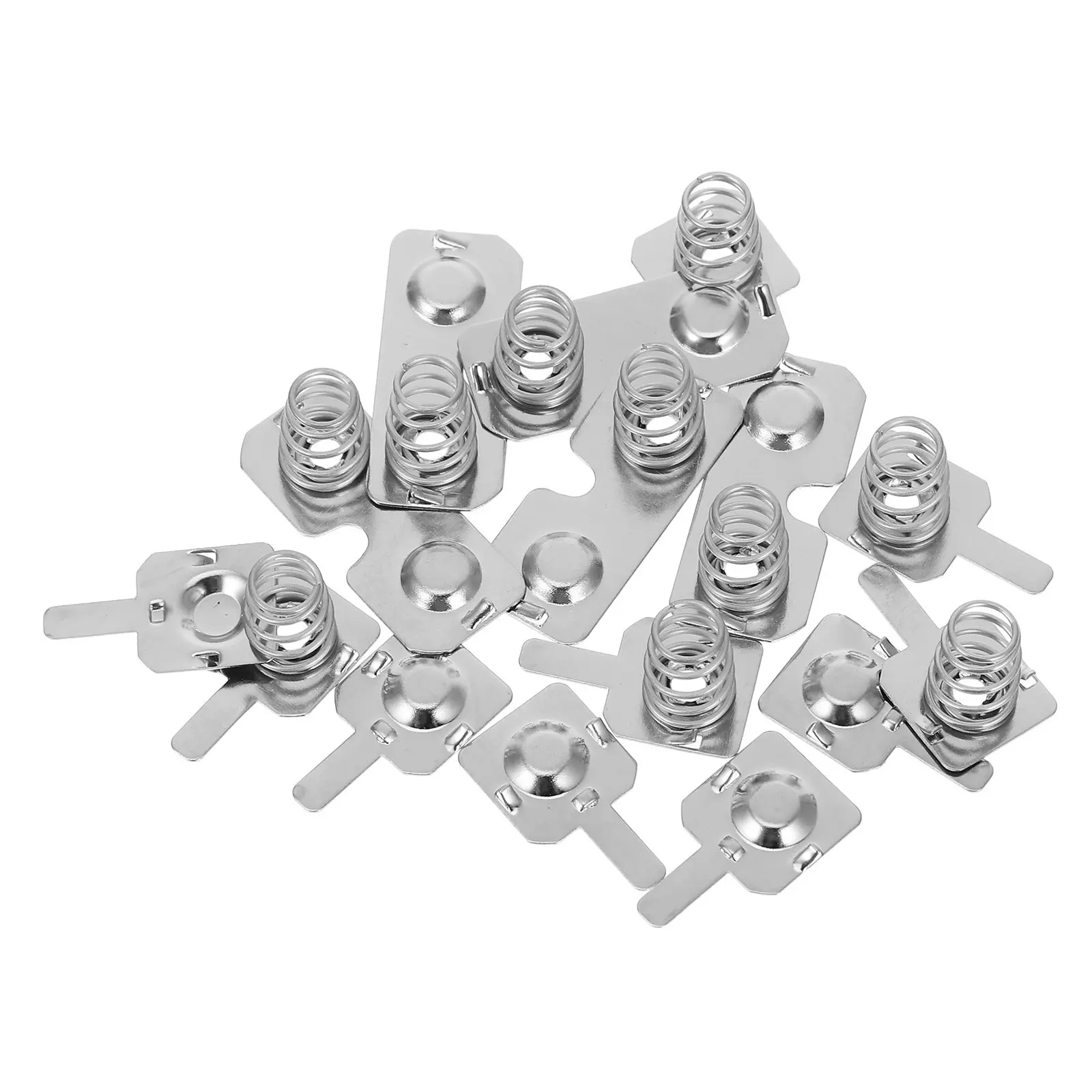5Sets Battery Springs Conversion Kit Nickeling Plate Positive Negative Contacts Gas Meter Components Mechanical Spring