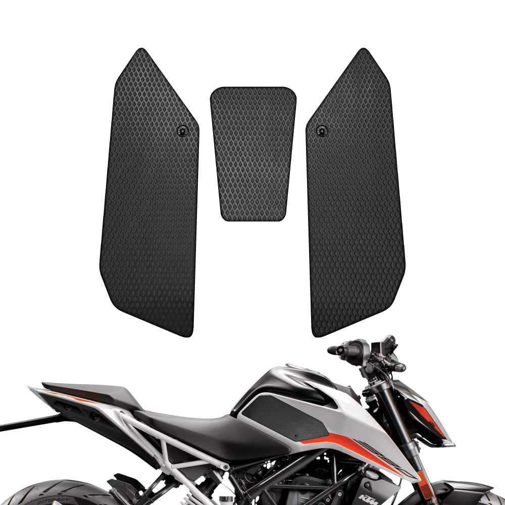 For KTM Duke390 Duke 390 2018 to 2023 Motorcycle Tank Traction Pad Anti Slip Sticker Gas Knee Grip Protector