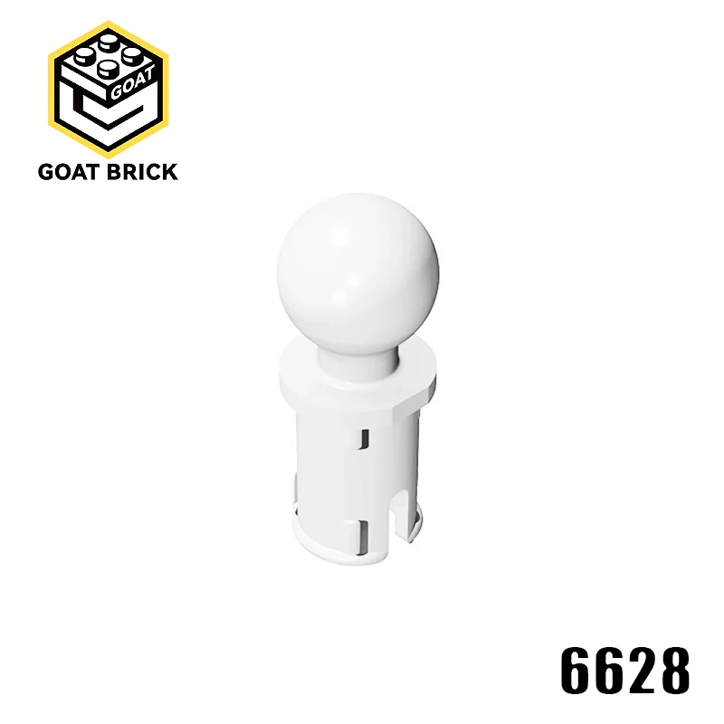 10Pcs MOC Assembles Particles 6628 High-Tech Pin with Friction Ridges Lengthwise and Towball Building Blocks Kids DIY Spare Toys