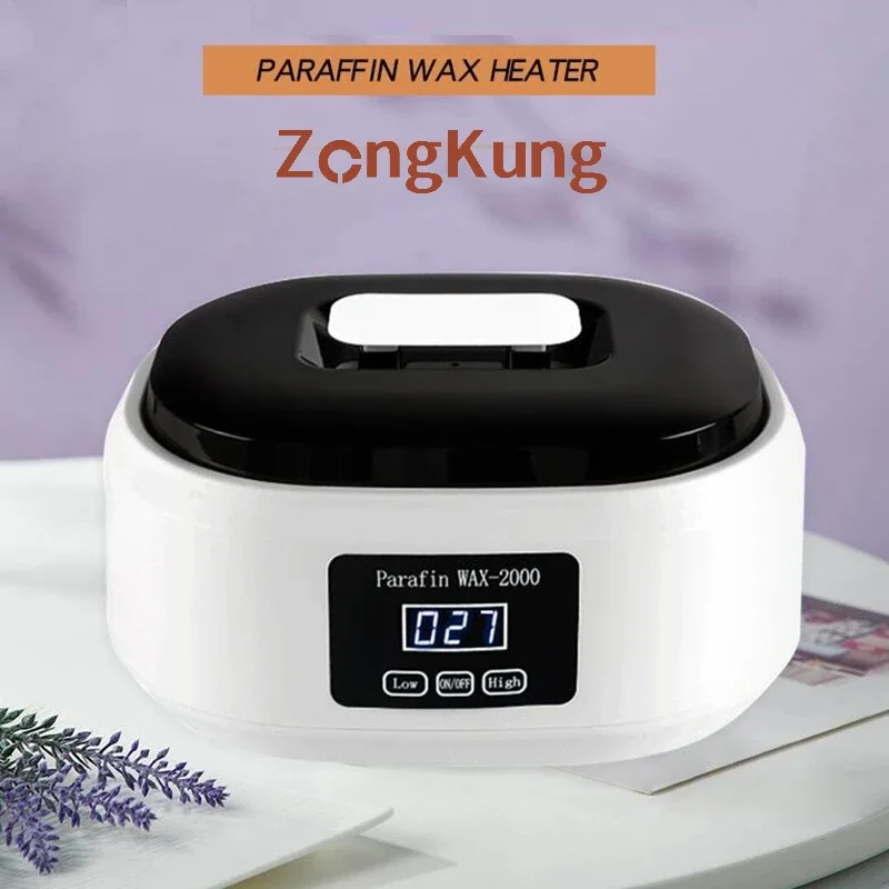 

ZONGKUNG 2L Paraffin Wax Heater for Hand Foot Therapy Bath Wax Pot Warmer Beauty Salon Spa Smooth Soft Skin Care Machine