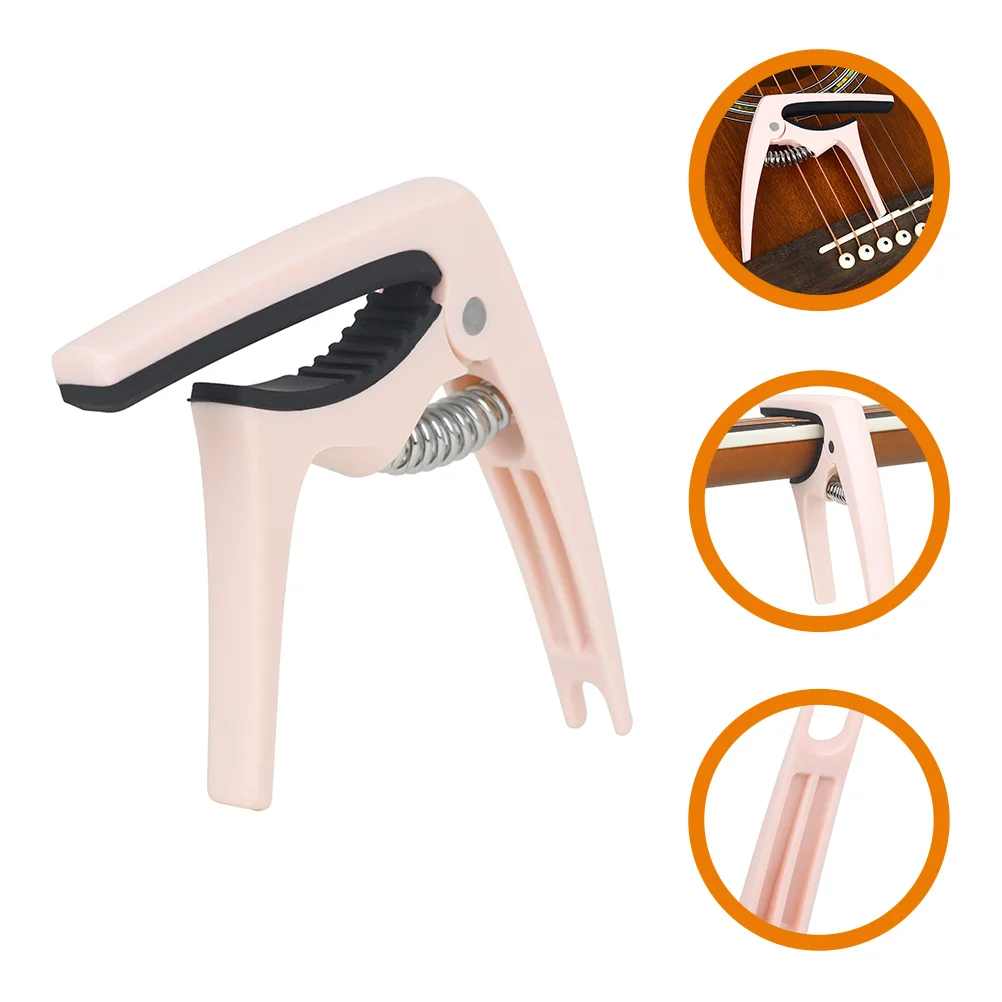 

Universal Guitar Capo Clip Abs Material Durable Adjustable Tension For Acoustic Electric Classical Guitars Tuner Function Guitar
