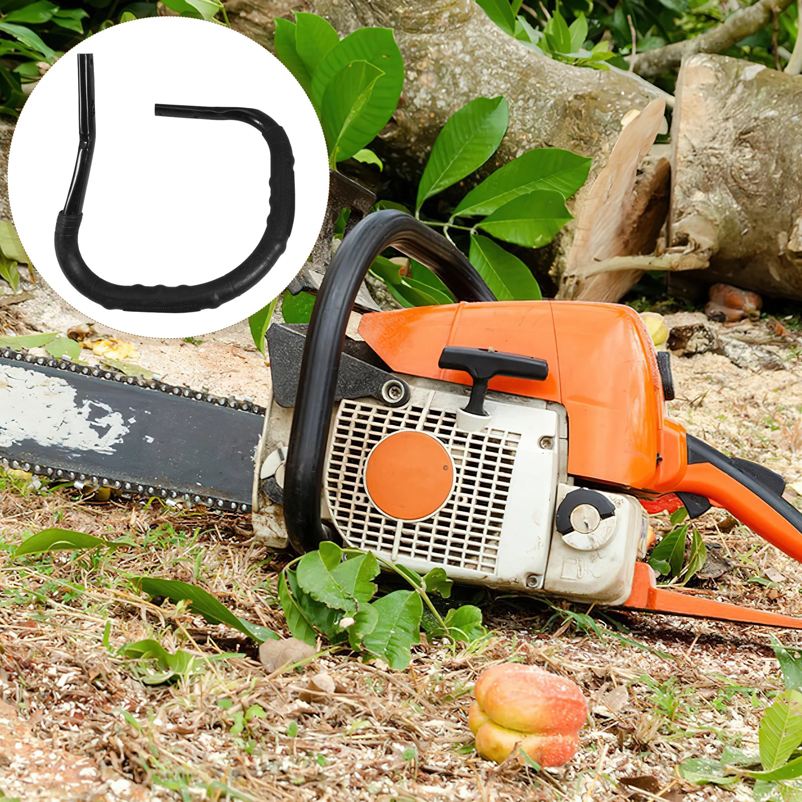 

Chainsaw Handle Bar Front Sturdy Replacement Part Durable Ergonomic Grip for Chainsaw Tools Accessory Replacement Handle