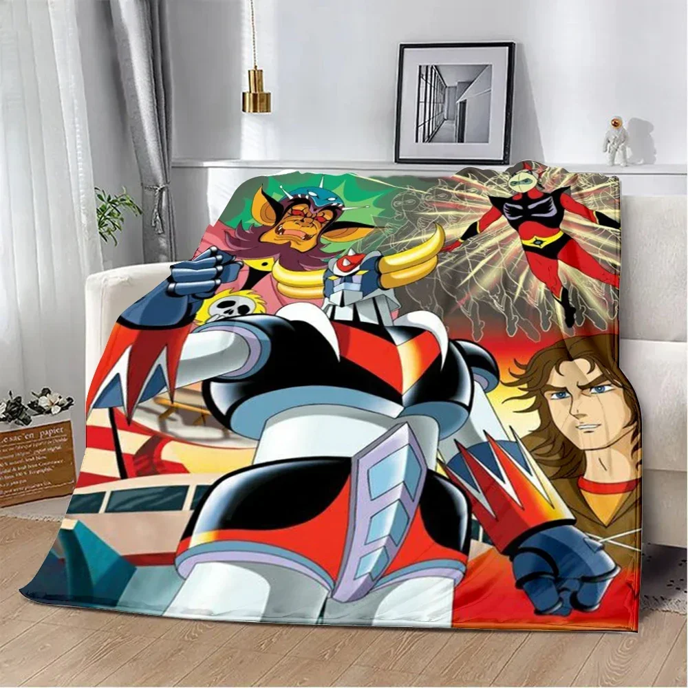 2026 UFO ROBO GRENDIZER GOLDORAK Printed Blanket Picnic Blankets Warm Blanket Soft And Comfortable Blanket Home Travel Birthday