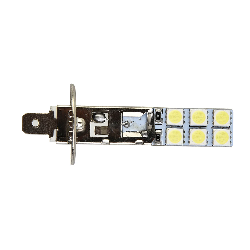 Hoge Kwaliteit Mistlampen H1 Onderdelen Vervanging Voertuig Accessoires Rij Lamp H1-12SMD-5050 Koplamp 2 Stuks Set