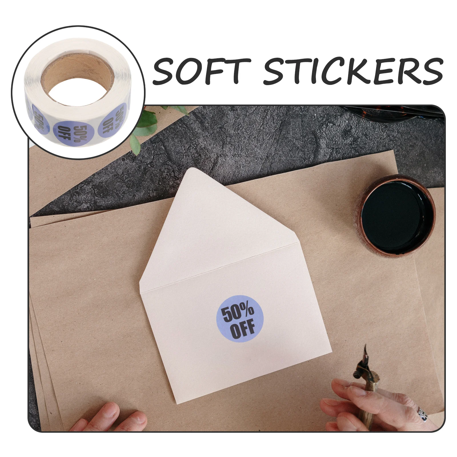 

Long Lasting Stickers Strong Adhesive Round Tags for Retail Store Supermarket Price Decals Retail Tags