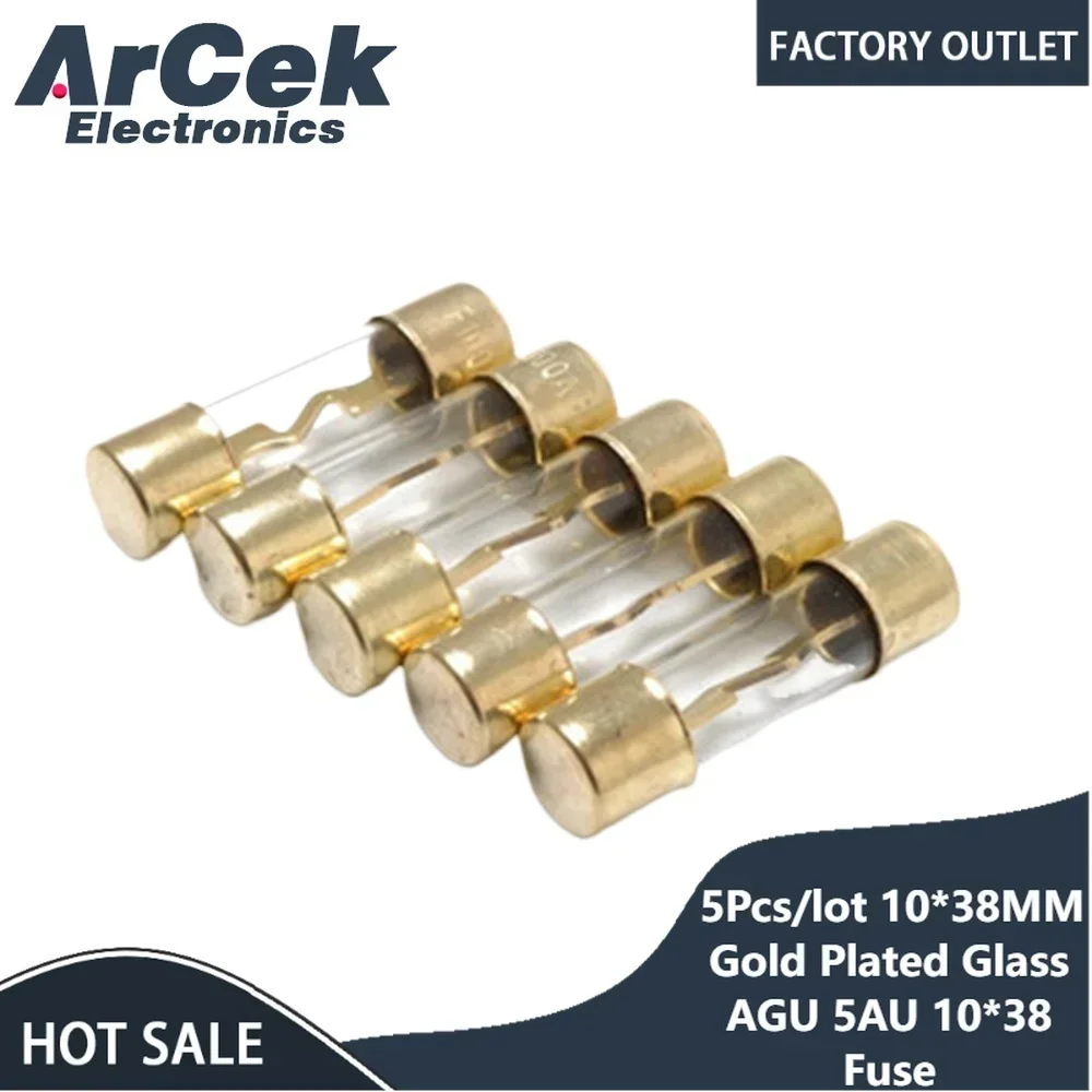 5Pcs/Lot 10*38MM Go…