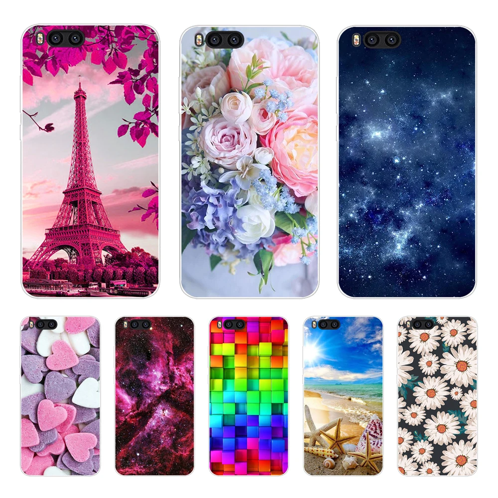 For xiaomi Mi Note 3 Case Cover TPU Silicone Soft Shell For xiaomi Mi Note3 printing protective coque Bumper Funda Etui