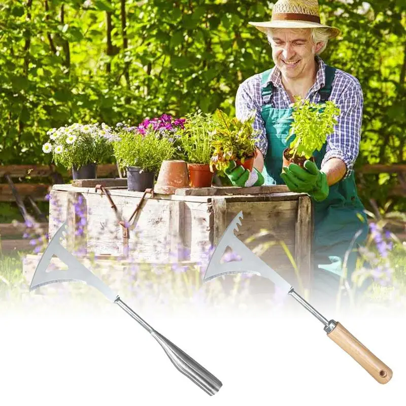 

Crack Weeder Crevice Weeding Tool Stainless Steel Manual Weeder L-Shaped Puller Spatula Weeding Sickle Lawn Yard Gardening Tool