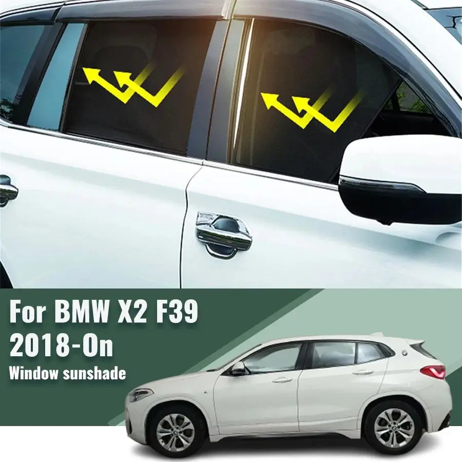 

For BMW X2 F39 2018-2023 Car Sunshade Shield Front Windshield Frame Curtain Rear Side Window Sun Shades Visor