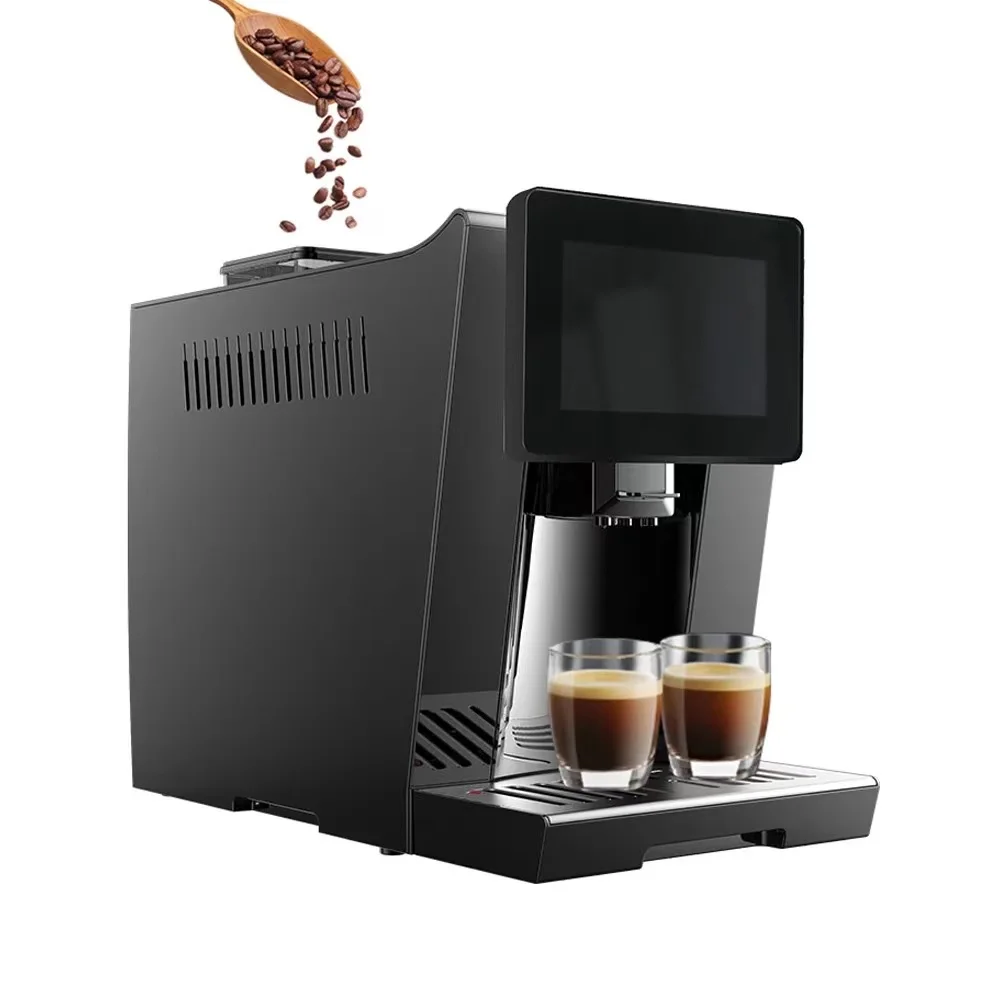 Super Automatic Espresso Coffee Machine  commercial Cappuccino latte cofe maker with 7 inch Touch Screen