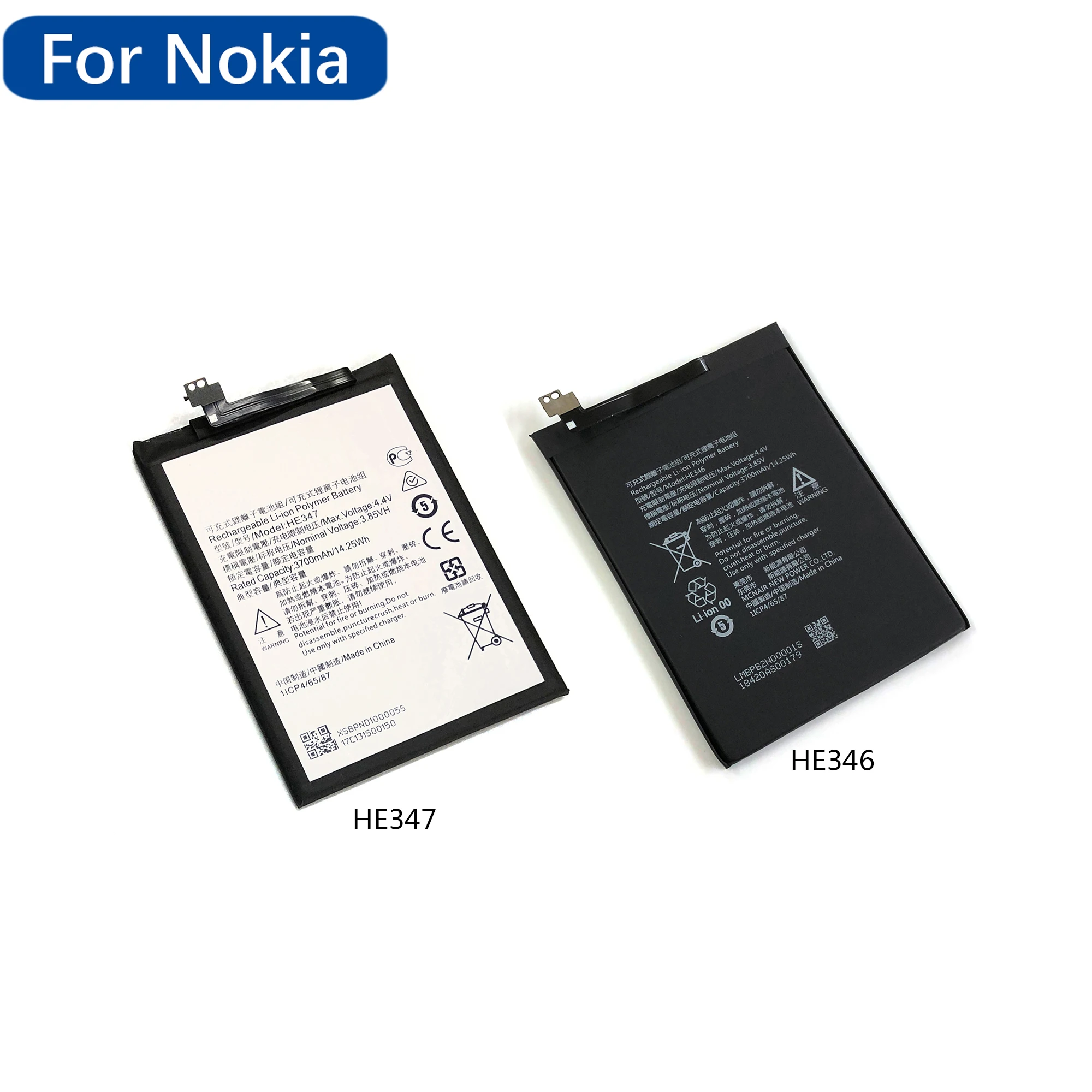 HE322 HE340 Phone Battery HE346  HE347 For Nokia 7 Lumia 7 Battery 7.1 TA-1041 7Plus Batteries polymer TA-1041 TA-1100 TA-1062