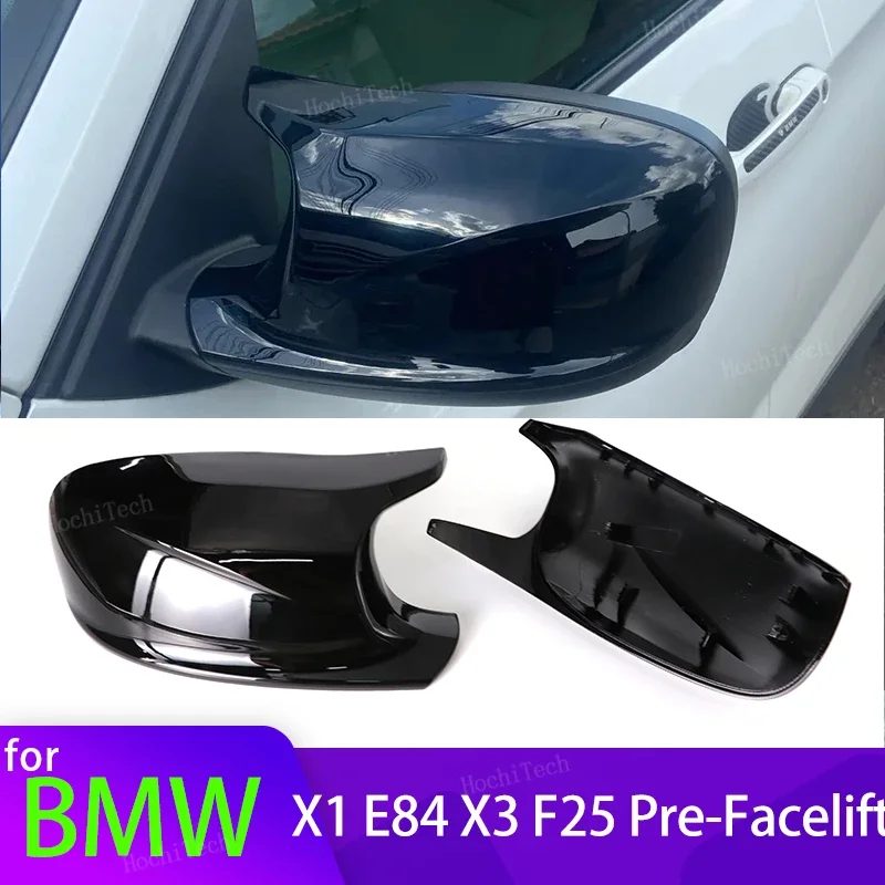 Carbon Fiber Car Rear View Door Wing Side Mirror Cover Caps Shell Case for BMW  X3 F25 X1 E84 Pre-LCI 2010 2011 2012 2013 Case