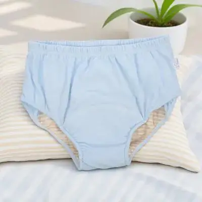 

Elderly Incontinence Diaper XXL 80CC Shallow Blue Anti-leak Urinary Underwear Reusable Washable Cotton Comfortable for Elderly