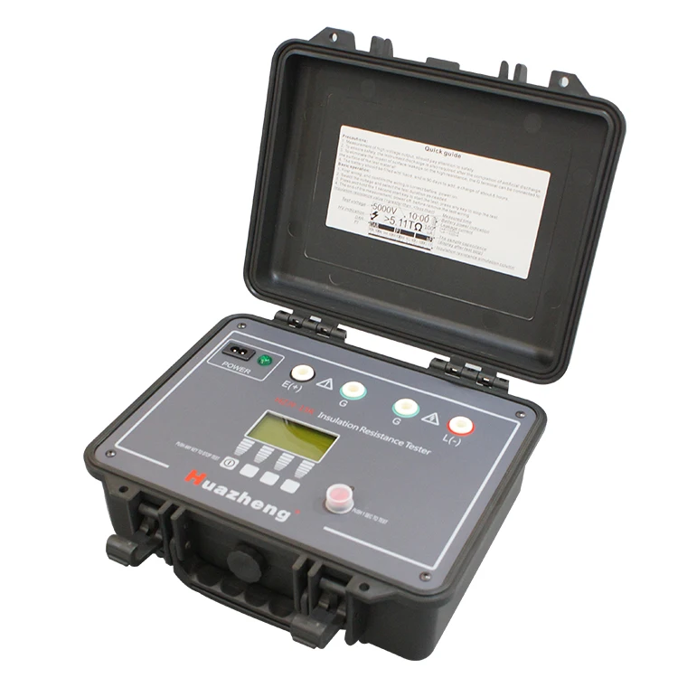 Huazheng 10 Teraohms Resistance Insulation Tester Digital 15kv Insulation Resistance Tester Price