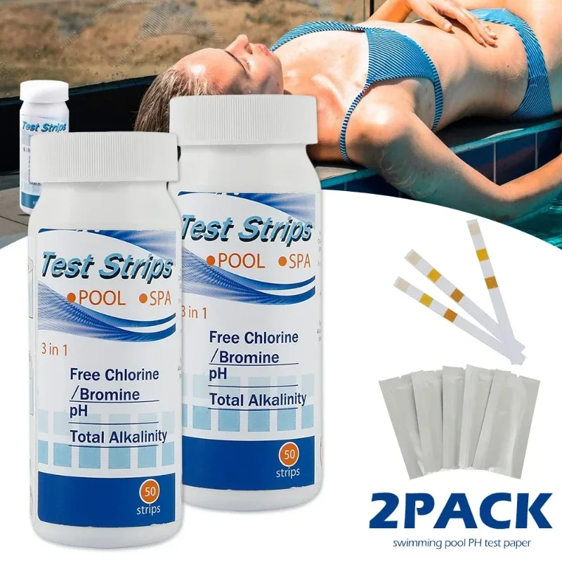 

Water Test Strip 3-in-1 Home Water Quality Test Swimming Pool Aquarium Water Test Strip Total Alkali Nitrate Nitrite PH Hardness